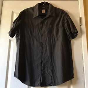 Like New Men’s XL Mossimo Dark Gray Button-Up